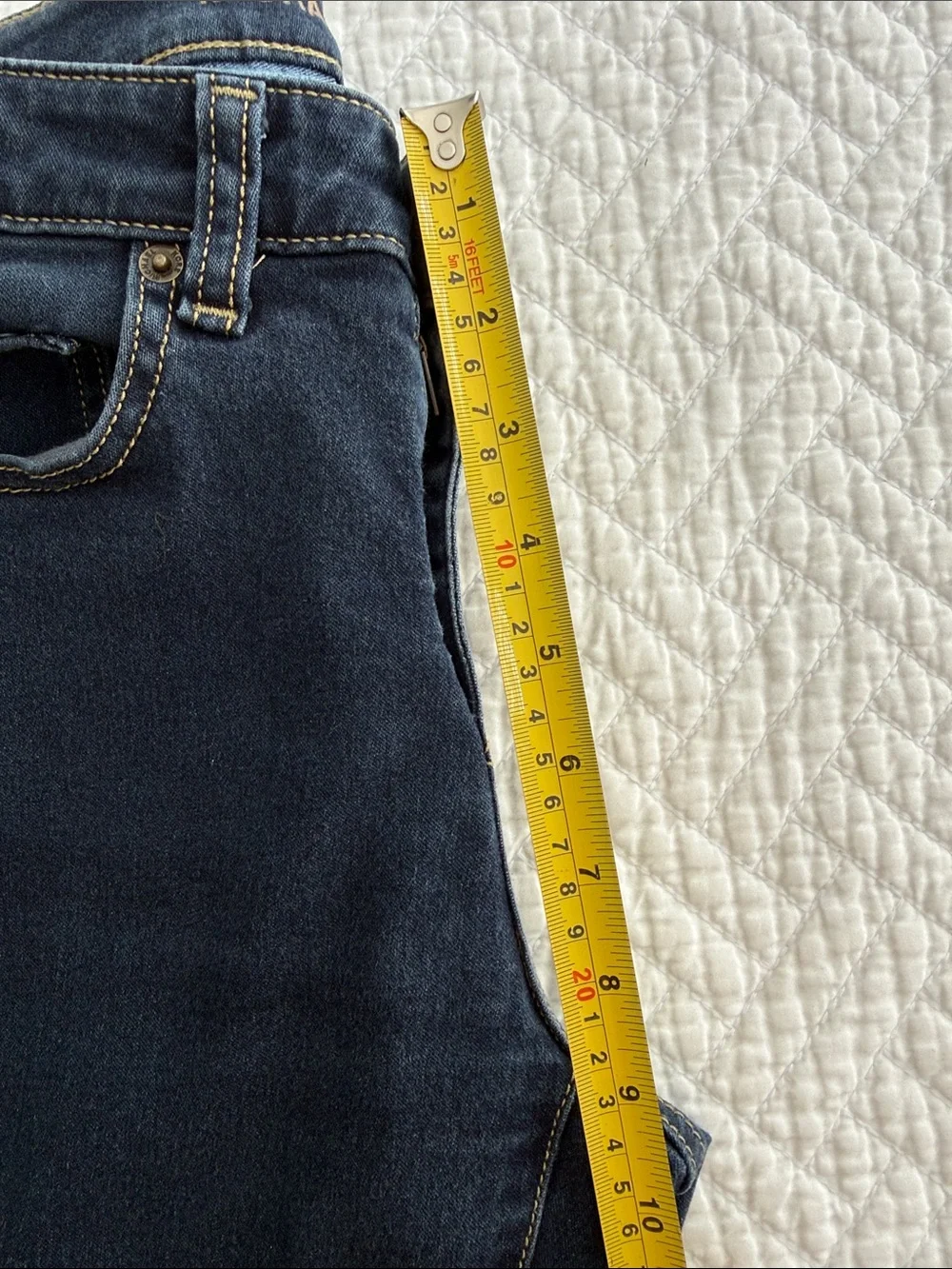 Michael Kors Izzy Skinny Navy Jeans  size 6 dark wash denim casual chic